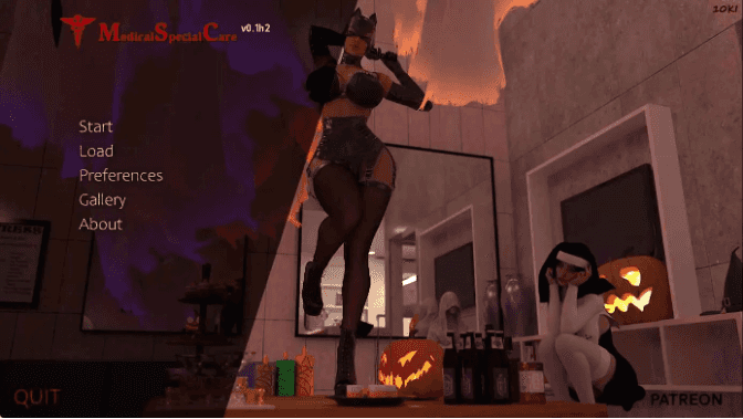 【欧美SLG/汉化/动态】医疗特别护理：万圣节2 AI版【PC+安卓/608M/更新】Medical Special Care [Halloween 2]